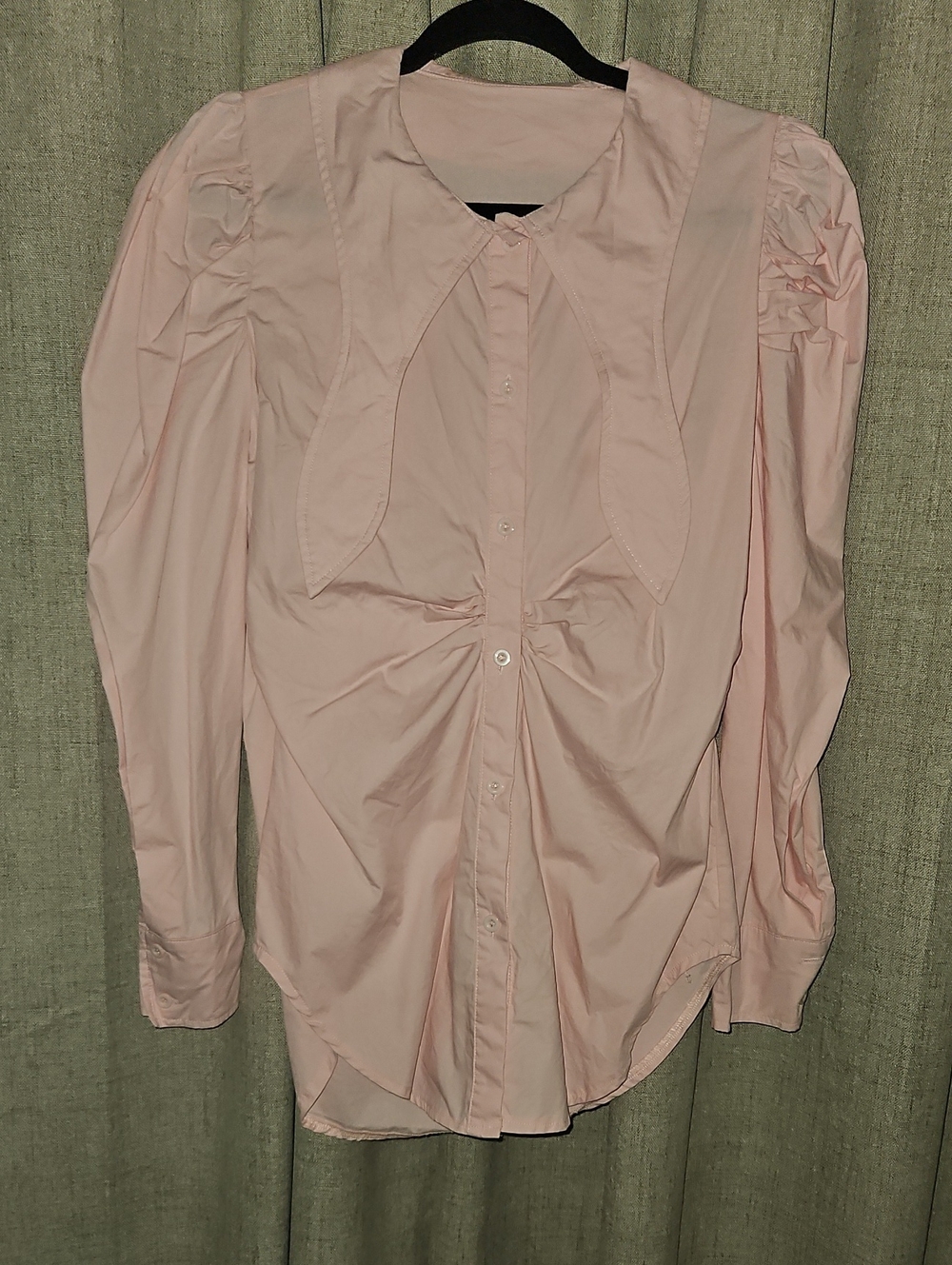 Japan Style , Light Pink Women's Blouse with Detachable Collar.